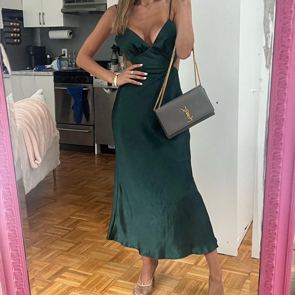 Hello Molly Midi blue green dress